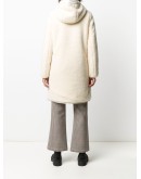 padded shearling coat 