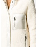 padded shearling coat 