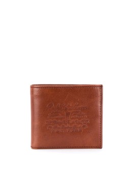 embossed logo wallet 
