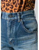 cropped straight-leg jeans