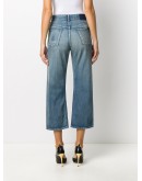 cropped straight-leg jeans