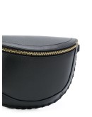 zipped leather belt bag