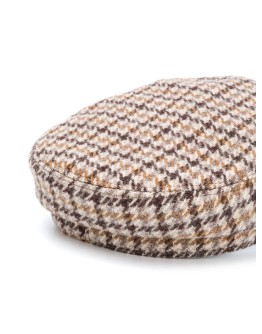 Evie houndstooth hat