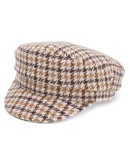 Evie houndstooth hat