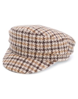 Evie houndstooth hat