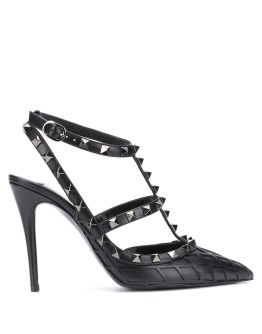 Rockstud caged pumps