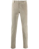 corduroy slim-fit trousers