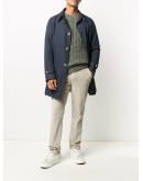 corduroy slim-fit trousers