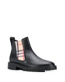 Vintage Check Chelsea boots
