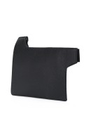 angular double-zip bag