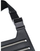 angular double-zip bag