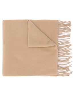 fringed wool scarf