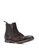 burnished suede Chelsea boots
