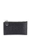 leather zip cardholder