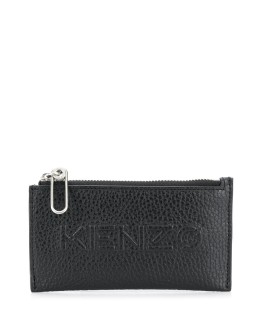 leather zip cardholder