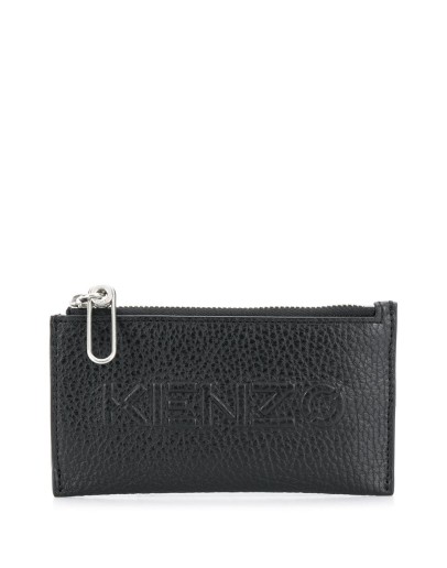 leather zip cardholder