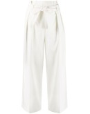 paperbag cropped trousers