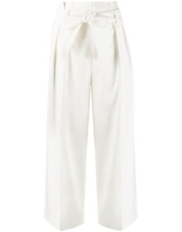 paperbag cropped trousers
