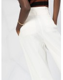 paperbag cropped trousers