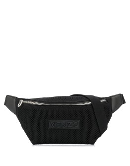 mesh logo belt bag