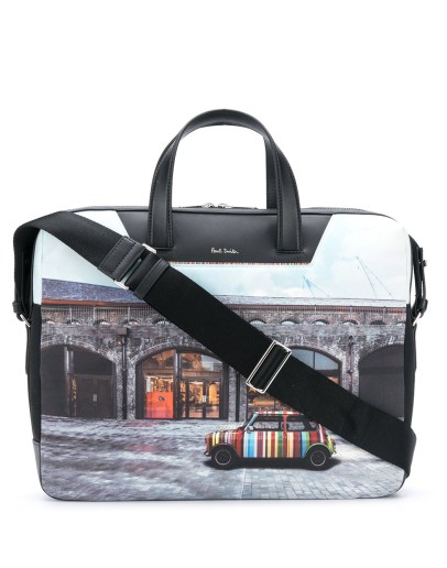 photograph-print tote bag 