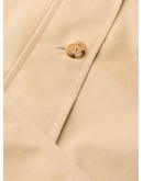 bow-detail sleeve trench coat