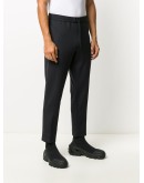 drawstring-waist tapered trousers