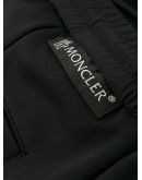 drawstring-waist tapered trousers