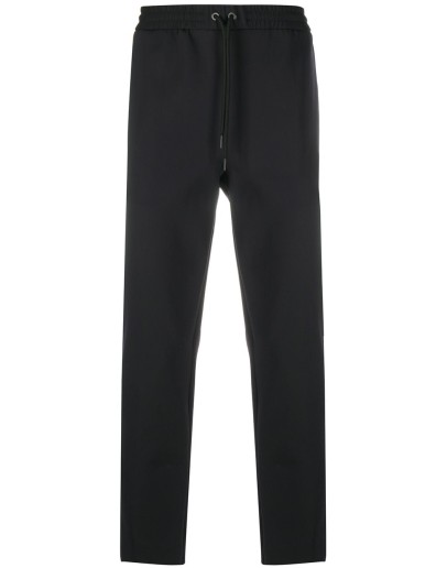 drawstring-waist tapered trousers
