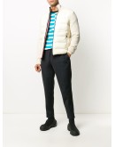 drawstring-waist tapered trousers