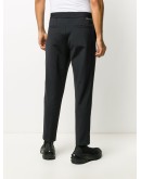 drawstring-waist tapered trousers