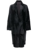 reversible single-breasted coat