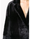 reversible single-breasted coat