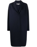 concealed front fastening coat
