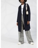 concealed front fastening coat