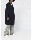 concealed front fastening coat