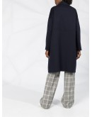 concealed front fastening coat