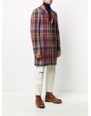 tartan wool coat
