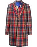 tartan wool coat