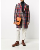 tartan wool coat