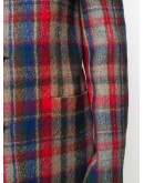 tartan wool coat