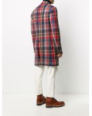 tartan wool coat