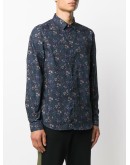 floral-print long-sleeved shirt 