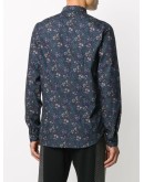 floral-print long-sleeved shirt 
