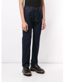 straight-leg five pocket jeans