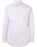 striped long-sleeved shirt