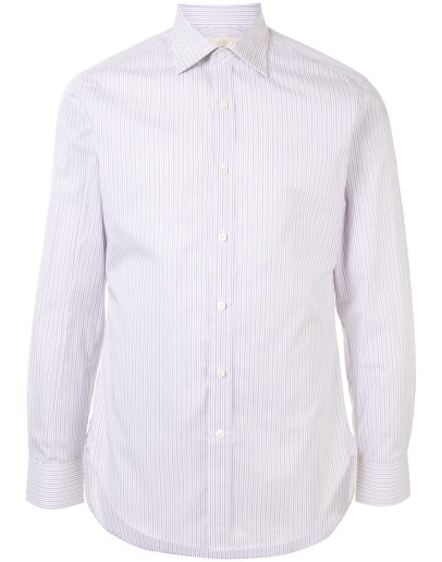 striped long-sleeved shirt