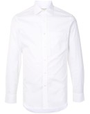 slim fit long-sleeved shirt