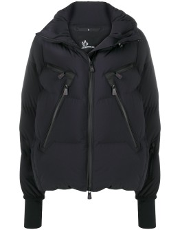 zipped puffer jacket 