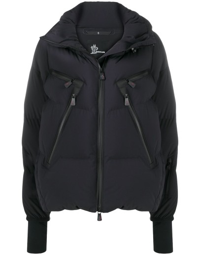 zipped puffer jacket 